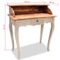 Preview: Schreibtisch Massives Mahagoniholz 80x40x92 cm