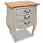 Preview: Nachttisch Altholz Massiv 48x35x64 cm