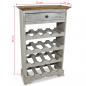 Preview: Weinregal Recyceltes Massivholz 55 x 23 x 85 cm