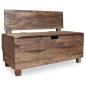 Preview: Sitzbank Massives Mahagoniholz 86x40x60 cm