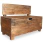 Preview: Sitzbank Massives Mahagoniholz 86x40x60 cm