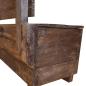 Preview: Sitzbank Massives Mahagoniholz 86x40x60 cm