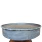Preview: Couchtisch Altholz Massiv 60x45 cm Silbern