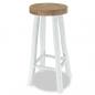 Preview: Barhocker Teak Massivholz