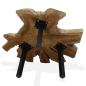 Preview: Couchtisch Massivholz Teak 80x70x38 cm