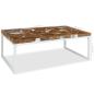Preview: Couchtisch Teak Harz 110x60x40 cm