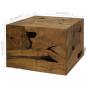 Preview: Couchtisch 50x50x35 cm Teakholz Braun