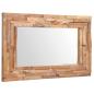 Preview: Dekorativer Spiegel Teak 90 x 60 cm Rechteckig