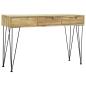 Preview: Konsolentisch 120 x 35 x 76 cm Teak Massiv