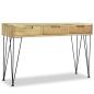 Preview: Konsolentisch 120 x 35 x 76 cm Teak Massiv