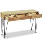 Preview: Konsolentisch 120 x 35 x 76 cm Teak Massiv