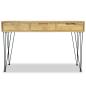 Preview: Konsolentisch 120 x 35 x 76 cm Teak Massiv