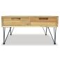 Preview: Couchtisch 80x80x40 cm Massivholz Teak