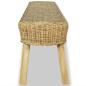Preview: Flurbank 110 x 35 x 45 cm Rattan Natur