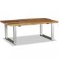 Preview: ARDEBO.de - Couchtisch Altholz Massiv 100x60x38 cm