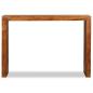 Preview: Konsolentisch Massivholz mit Honigfarbener Politur 110x40x76 cm