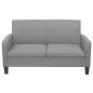 Preview: 2-Sitzersofa 135 x 65 x76 cm Hellgrau