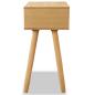 Preview: Nachttische 2 Stk. Massivholz Kiefer 40x30x61 cm Braun