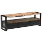 Preview: TV-Schrank Altholz Massiv 120x30x40 cm