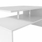 Preview: Couchtisch Holzwerkstoff 90x59x42 cm Weiß