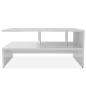 Preview: Couchtisch Holzwerkstoff 90x59x42 cm Weiß