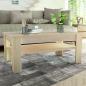 Preview: ARDEBO.de - Couchtisch Holzwerkstoff 110x65x48 cm Eiche