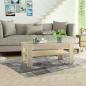 Preview: Couchtisch Holzwerkstoff 110x65x48 cm Eiche