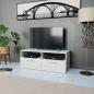 Preview: TV-Schrank Holzwerkstoff 95x35x36 cm Weiß