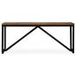 Preview: Sitzbank Massivholz 110x35x45 cm