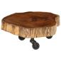 Preview: Couchtisch Massivholz Akazie 60x55x25 cm