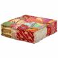 Preview: 3-Sitzer Modularer Pouf Patchwork Stoff 