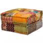 Preview: 4-Sitzer Modularer Pouf Patchwork Stoff 