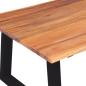 Preview: Couchtisch Massivholz Akazie 110x60x40 cm