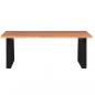 Preview: Couchtisch Massivholz Akazie 110x60x40 cm