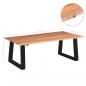Preview: Couchtisch Massivholz Akazie 110x60x40 cm