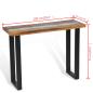 Preview: Konsolentisch Teak 100 x 35 x 75 cm