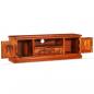 Preview: TV-Schrank Massivholz Palisander 120x30x40 cm