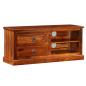 Preview: TV-Schrank Massivholz Palisander 90x30x40 cm