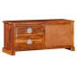 Preview: TV-Schrank Massivholz Palisander 90x30x40 cm
