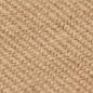 Preview: Teppich Jute mit Latexrücken 80x160 cm Natur