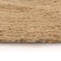 Preview: Teppich Jute Geflochten 90 cm Rund