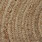Preview: Teppich Jute Geflochten 90 cm Rund