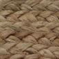 Preview: Teppich Jute Geflochten 90 cm Rund