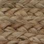 Preview: Teppich Jute Geflochten 120 cm Rund