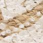Preview: Teppich Jute Geflochten Bedruckt 120 cm Rund