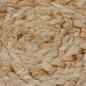 Preview: Teppich Flechtmuster Jute 90 cm Rund