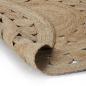 Preview: Teppich Geflochten Jute 150 cm Rund