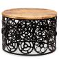 Preview: Couchtisch Massivholz Mango 60x40 cm