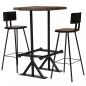 Preview: ARDEBO.de - Bar-Set 3-tlg. Altholz Massiv