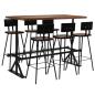 Preview: ARDEBO.de - Bar-Set 7-tlg. Altholz Massiv